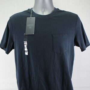 VRST Men's Essential Crew Neck Short Sleeve Pocket Tee Men's Size Small